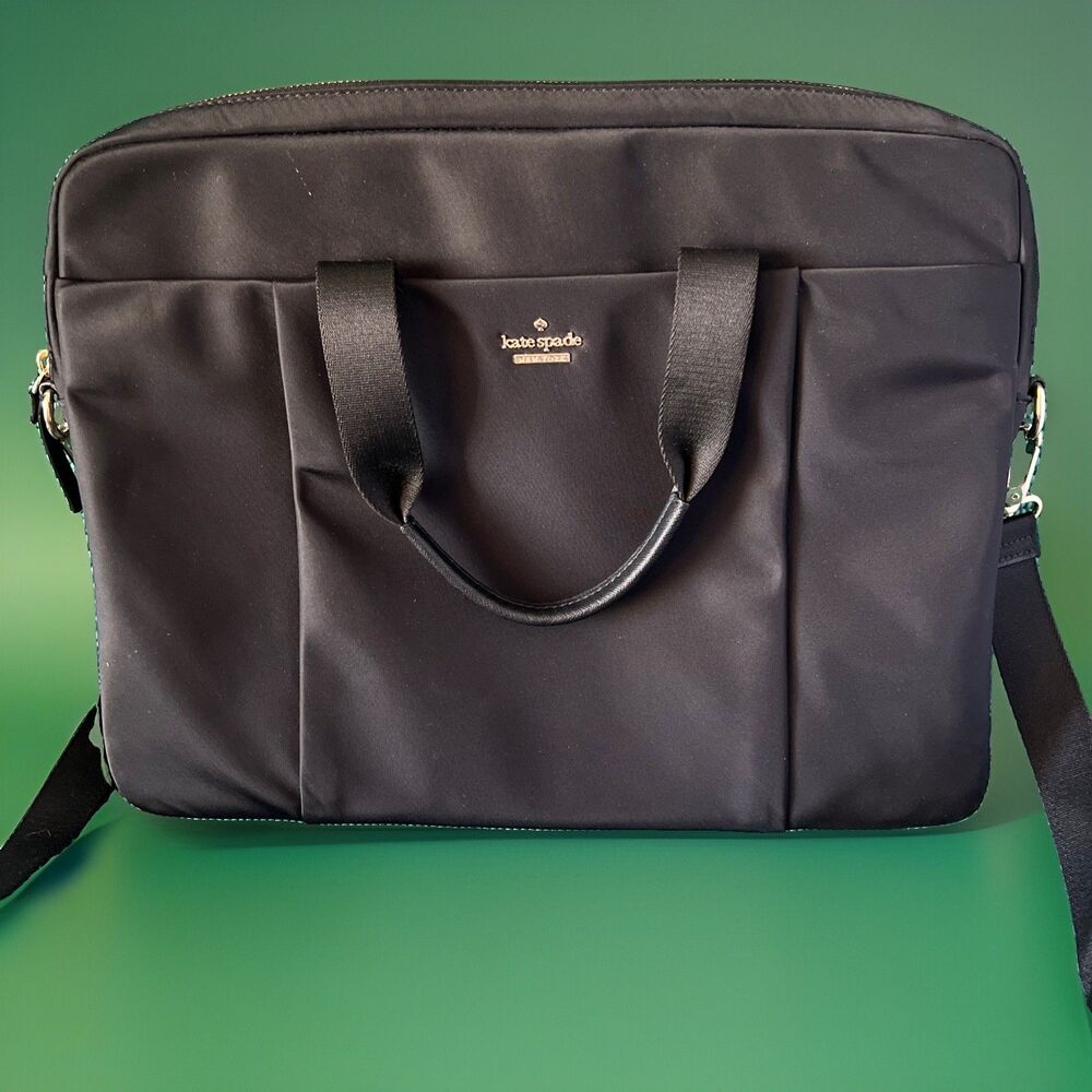 Kate Spade New York Bags Classic Nylon Laptop Commuter Black